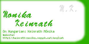 monika keinrath business card
